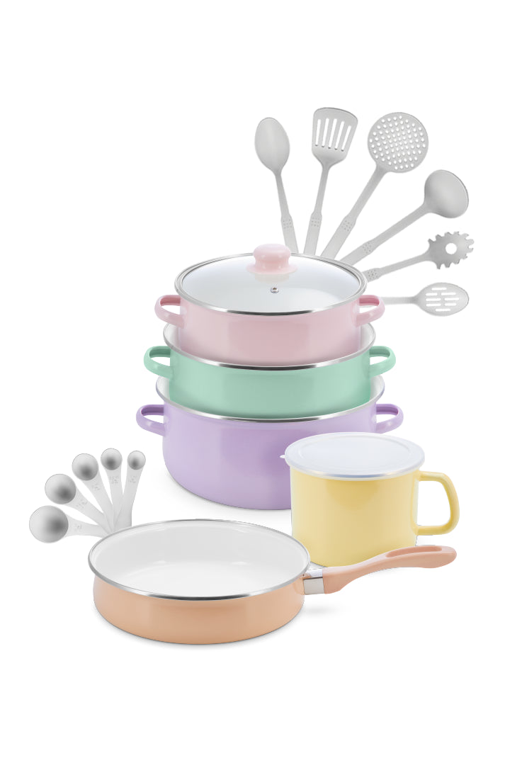 Batería de cocina Sofía Colors 20 piezas